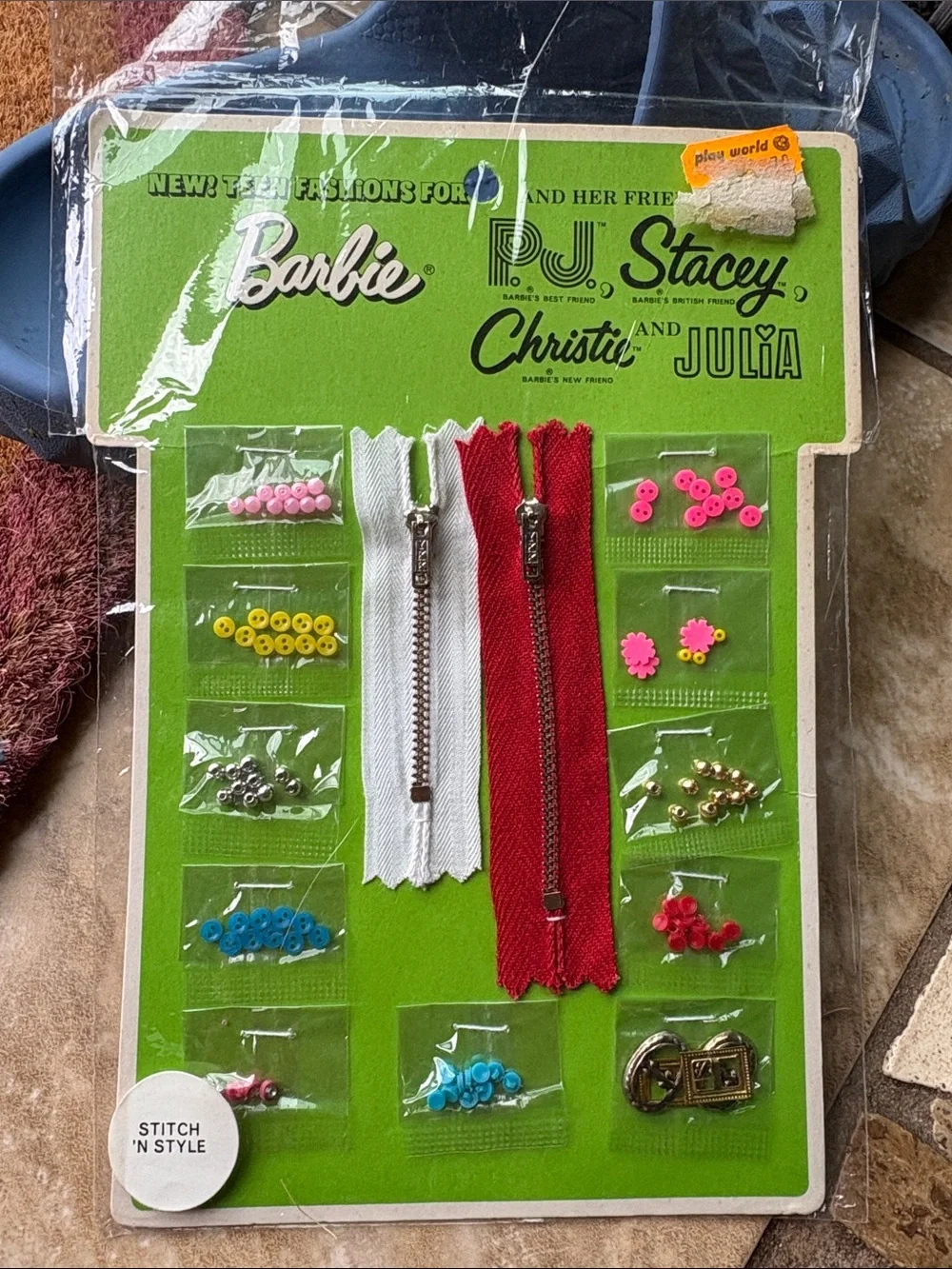 Vintage 1969 For Barbie And Her Friends Teen Fashions Stitch ‘N Style Kit